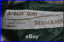 Therm-a-Rest Apogee Quilt 35F/2C MSRP$150 (CD191)