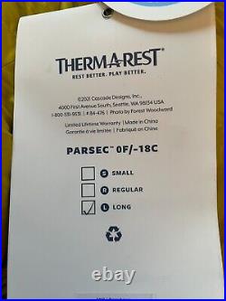 Therm-a-Rest Parsec 0F/-18C Ultralight Down Mummy 800 Fill Sleeping Bag Long