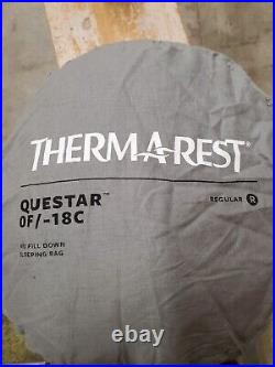 Therm-a-Rest Questar 0F/-18C Degree Sleeping Bag Size Regular