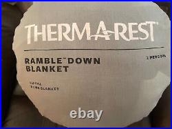 Therm-a-Rest Ramble Down 2-Person Hydrophobic Camping Blanket