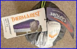 Therm-a-Rest Space Cowboy 45F/7C Sleeping Bag Long Light Blue Ether Summer