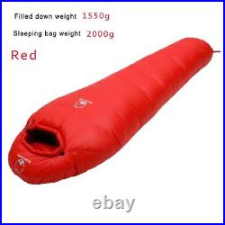 Thickened Winter Weather Goose Down Thermal Sleeping Bag Camping Hiking Quilt