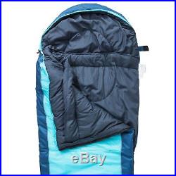 Trespass Echotec 4 Season Blue Warm Mummy Shape Adults Winter Sleeping Bag