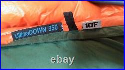 UGQ Quilt 10 Degree 950 FP Bandit Orange Green Custom Ultralight Backpacking
