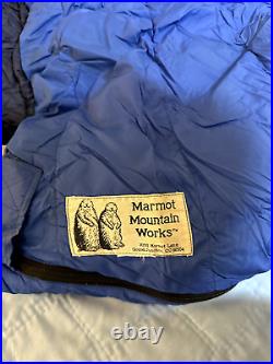 ULTRALITE Marmot 3 Season 25 Degree Nighthawk Goose Down Sleeping Bag USA Made