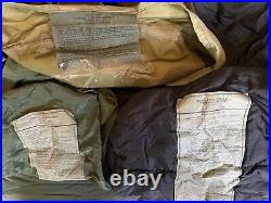 USGI 4 Piece MSS MODULAR SLEEP SYSTEM WITH WOODLAND GORETEX BIVY SACK VGC