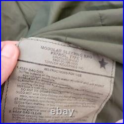 USGI 4 Piece MSS MODULAR SLEEP SYSTEM WITH WOODLAND GORETEX BIVY SACK VGC