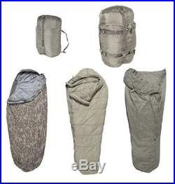 USGI Military ACU 5 Piece Modular Sleeping Bag Sleep System Digital Goretex