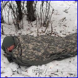 USGI Military ACU 5 Piece Modular Sleeping Bag Sleep System withGoretex Bivy Cover