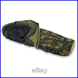 USGI Modular Sleep System Woodland Camo Sleeping Bag US Military 4 pc system GD