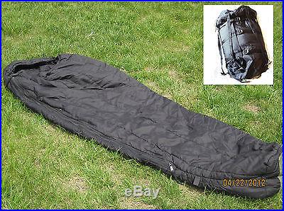 USMC Military Compression Stuff Sack & Intermediate Black Sleeping Bag Modular