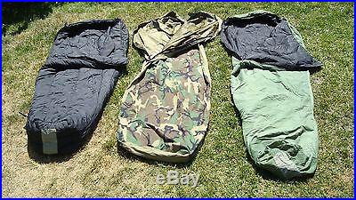 USMC US Military 4 Piece Modular Sleeping Bag Sleep System With GORETEX Bivy