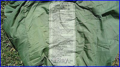 USMC US Military 4 Piece Modular Sleeping Bag Sleep System With GORETEX Bivy