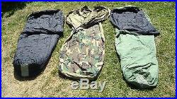 USMC US Military 4 Piece Modular Sleeping Bag Sleep System With GORETEX Bivy NEW