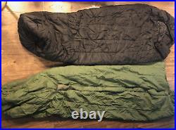 US ARMY ISSUE 3 PIECE MODULAR SLEEPING BAG SYSTEM missing one part