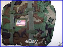 US Army Military Woodland Desert Camo Sleep System Carrier SSC Bag MOLLE MSS