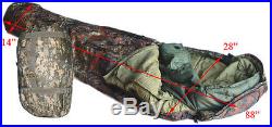 US Army Style Modular Sleeping Bag System Hollow Fiber 10-20º ACU Digital