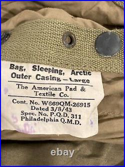 US Extreme Cold Weather Sleeping Bag The American Pad & Textile co. 4 items