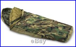 US Military 4 Piece Modular Sleeping Bag Sleep System Exc with NEW Waterproof Bivy