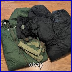 US Military 4 Piece Modular Sleeping Bag Sleep System MSS withG Bivy Woodland Camo