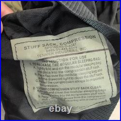 US Military 4 Piece Modular Sleeping Bag Sleep System MSS withG Bivy Woodland Camo