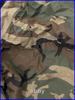 US Military 4 Piece Modular Sleeping Bag Sleep System MSS with Bivy Stuff Woodland