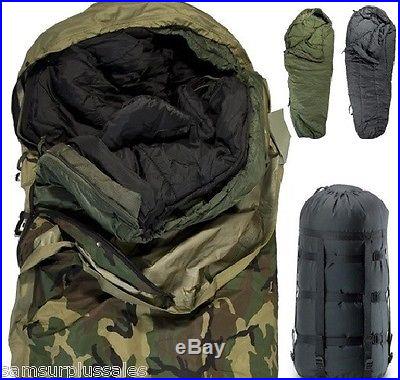 US Military 4 Piece Modular Sleeping Bag Sleep System w/GORTEX Bivy EXCELLENT