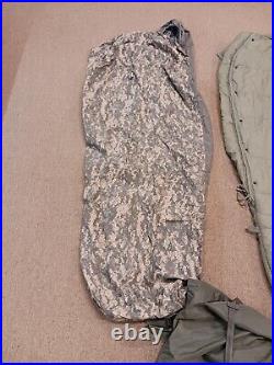 US Military 4 Piece Modular Sleeping Bag Sleep System with Bivy DIGITAL CAMO