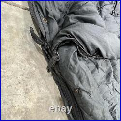 US Military Black Sleeping Bag Intermediate Cold Weather Mummy Style