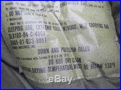 US Military Extreme Cold Sleeping Bag NSN8465-01-033-8057 NEW
