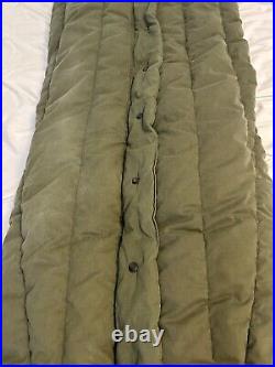 US Military Extreme Cold Weather Sleeping Bag Down/ Polyester Filled With 1983