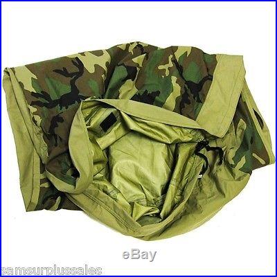US Military GORE-TEX Bivy Cover Woodland Camo EXC! Sleeping Bag Cover