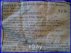 US Military Issue Black Extreme Cold Weather Outer Sleeping Bag USMC #13