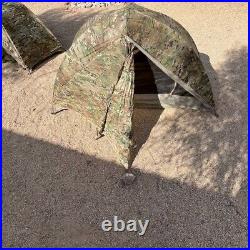 US Military Multicam Tent LiteFighter Combat Shelter One 1-Person Excellent