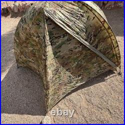 US Military Multicam Tent LiteFighter Combat Shelter One 1-Person Excellent