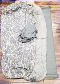 US Military modular sleeping bag intermediate cold with Bivy Cover and Mat New