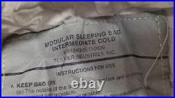 US Military modular sleeping bag intermediate cold with Bivy Cover and Mat New
