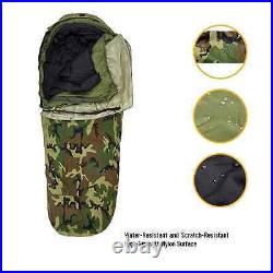 US Modular Sleeping System 4-Piece Military Sleep Bag Bivy Multicam OCP Woodland