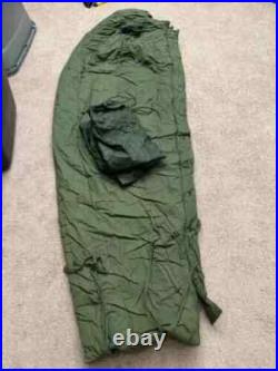 U. S. G. I. MUMMY DOWN SLEEPING BAG EXTREME COLD WEATHER 8465-01-033-8057 withWP Bag