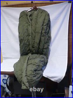 U. S Military Army Extreme Cold Weather Sleeping Bag DOWN FILLED 74 x 28