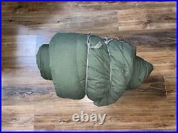U. S Military Army Extreme Cold Weather Sleeping Bag withhood Down Polyester Filled