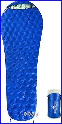 Ultralight Down Sleeping Bag For Adults Ligh 192Lbs 32-55F 650 Fill Down