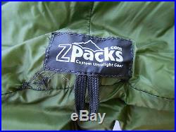 Ultralight Zpacks 900fp Goose Down Sleeping bag 10 Degrees Hiking Camping Backpa