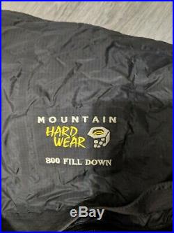 Used Mountain Hardwear Ghost SL Conduit -40 Degree 800 Fill Sleeping Bag RH Zip