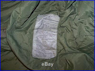 VGC USMC US Military 4 Piece Modular Sleeping Bag Sleep System GORTEX Bivy