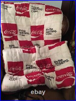 VTG 1960s COCA-COLA It's The Real Thing SLEEPING BAG Excellent