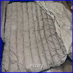 VTG 40s 50s Eddie Bauer Blizzard Proof Pure Down Sleeping Robe Bag Outdoor READ