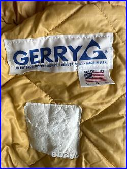 VTG 70s GERRY Denver Colorado USA Lot of 2 Identical Sleeping Bags Withstuff Sacks