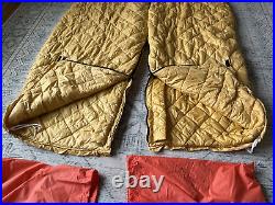 VTG 70s GERRY Denver Colorado USA Lot of 2 Identical Sleeping Bags Withstuff Sacks