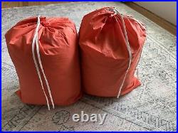 VTG 70s GERRY Denver Colorado USA Lot of 2 Identical Sleeping Bags Withstuff Sacks